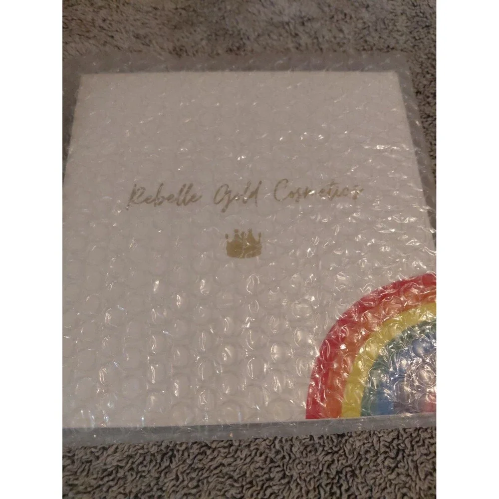 Rebelle Gold Cosmetics Rainbow Palette Eyeshadow Nwt